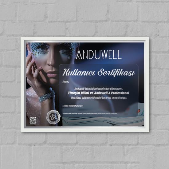 ANDUWELL 4 PROFESSIONAL KULLANICI SERTİFİKASI